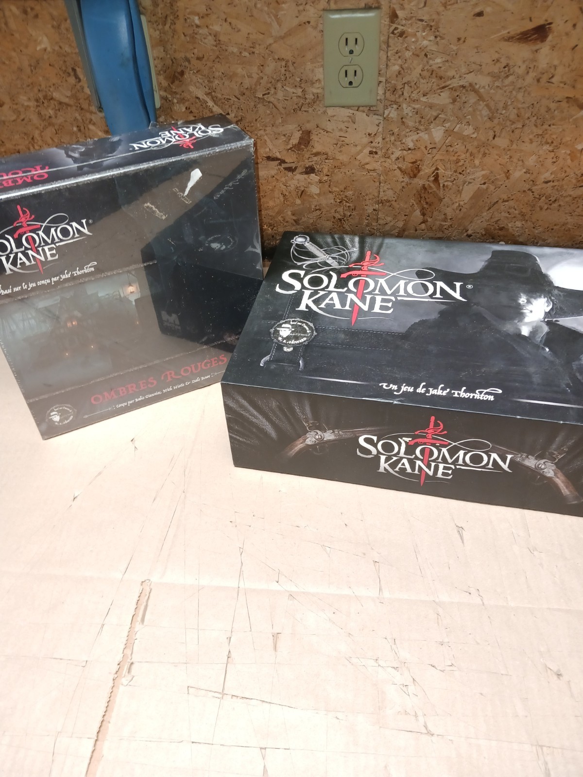 Solomon Kane Board Games- Puritan Pledge & Red Shadows. Both New. In French.