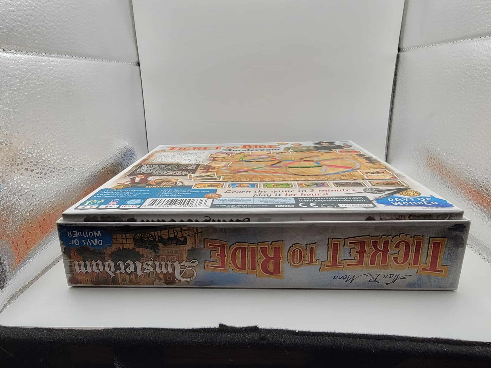 Ticket To Ride Amsterdam Board Game by Days of Wonder OPEN BOX COMPLETE