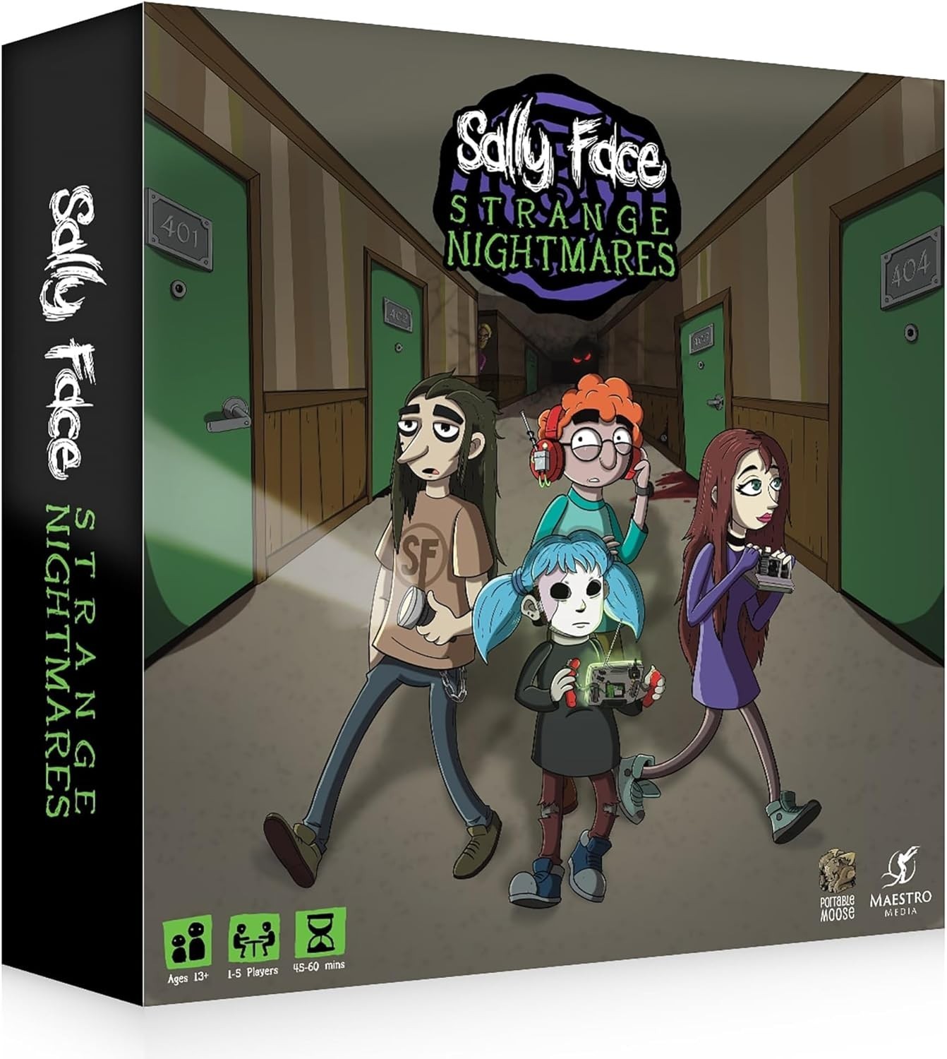 Maestro Media: Sally Face: Strange Nightmares – Cooperative Board Game – NEW