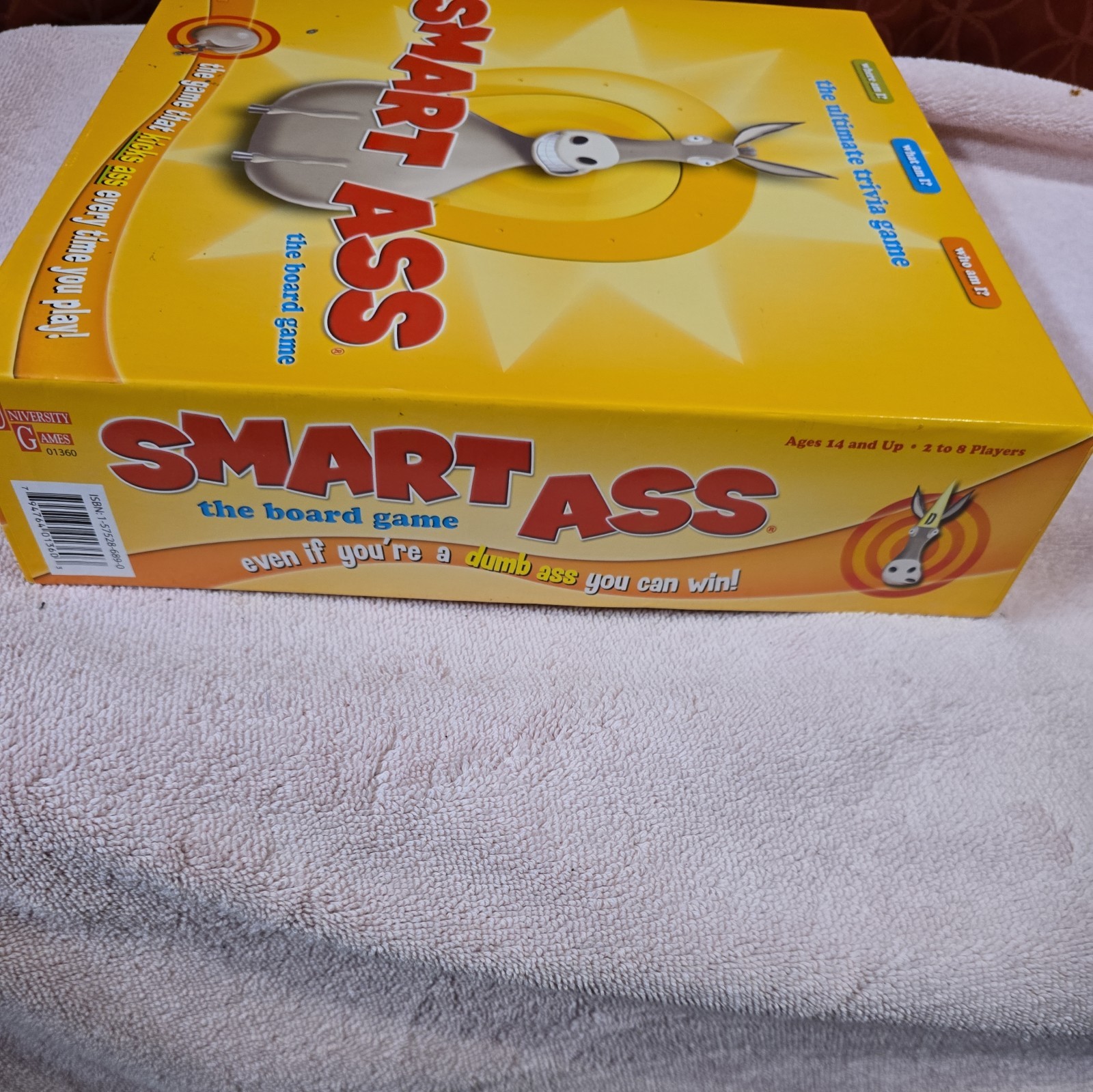 2007 Smart Ass The Board Game, The Ultimate Trivia Game by University Games