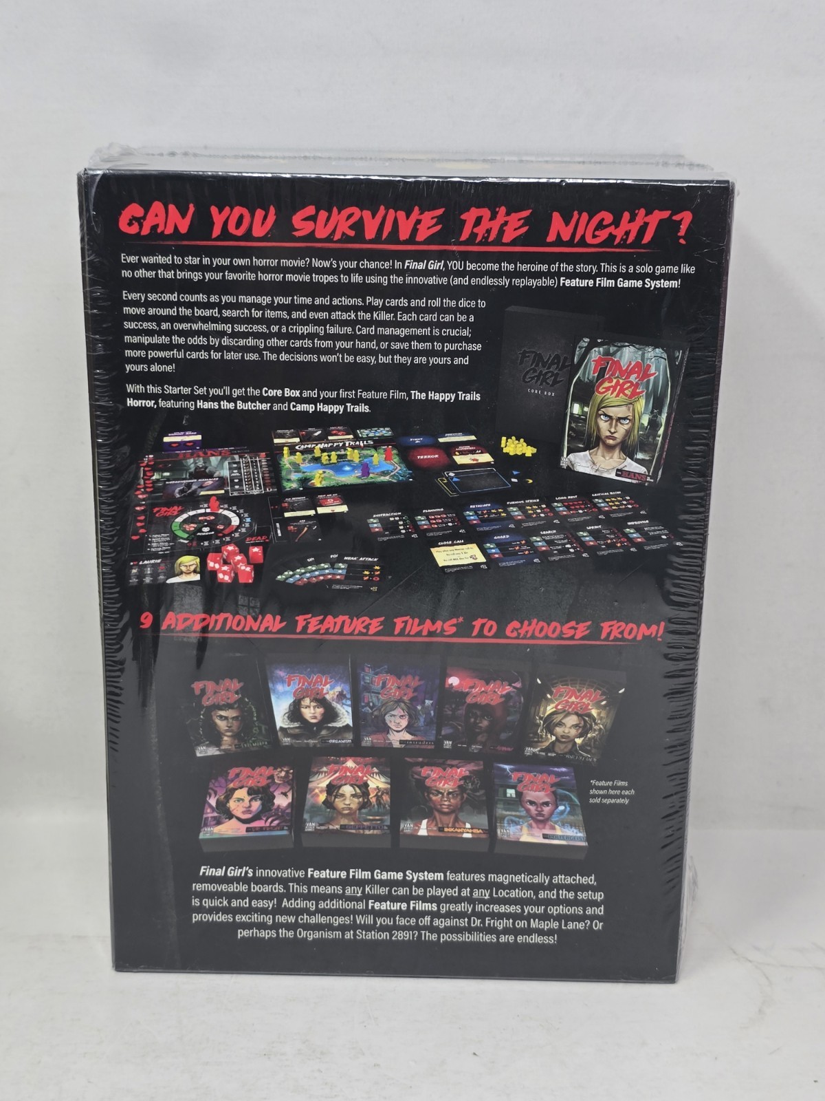 Final Girl Starter Set Core Box+The Happy Trails Horror Feature Film – NEW