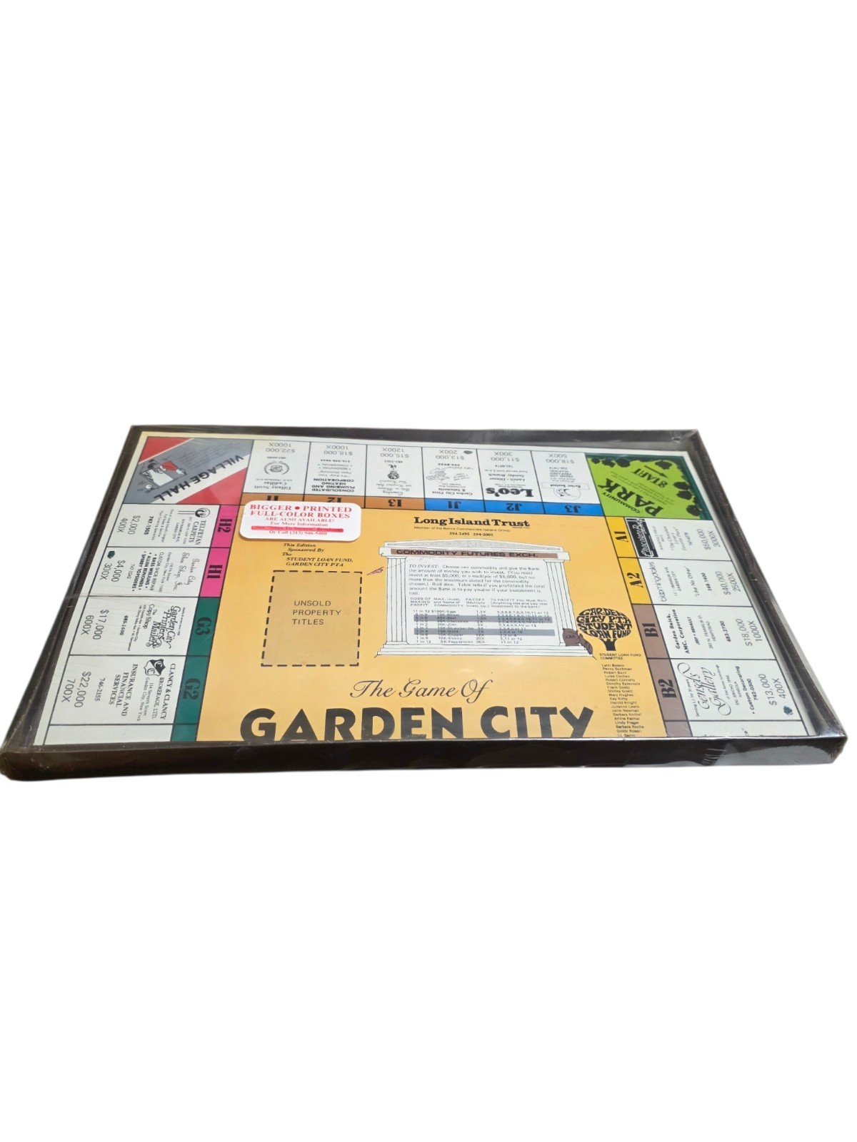Vintage Wheeler Dealer Garden City Board Game Sealed Long Island NY Very Rare!