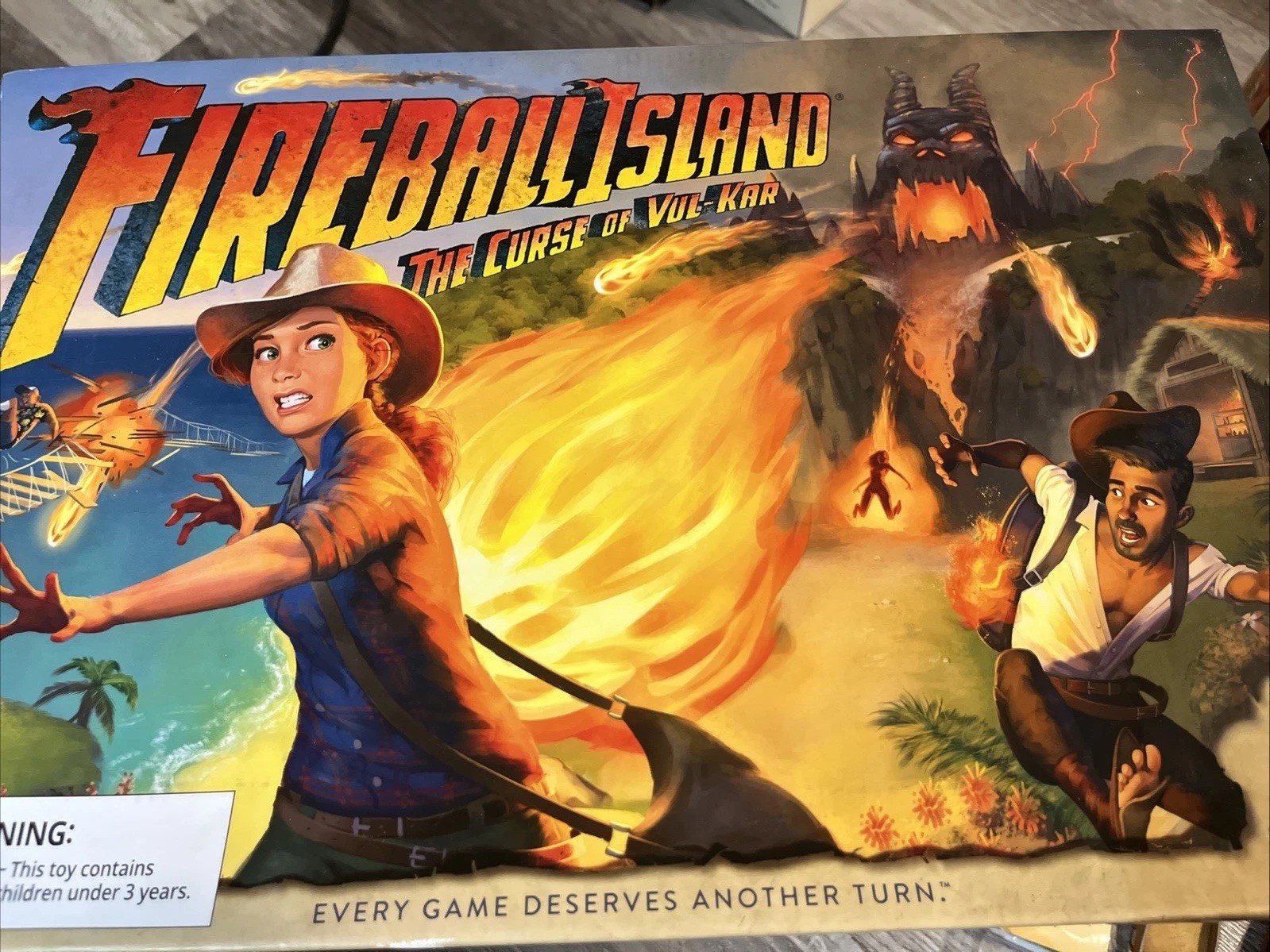 FIREBALL ISLAND THE CURSE OF VUL-KAR Game Deluxe Marbles & Treasure Trove