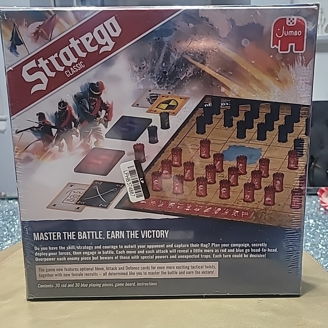 NEW & SEALED! Stratego Classic Board Game War Strategy Game With Battle Cards