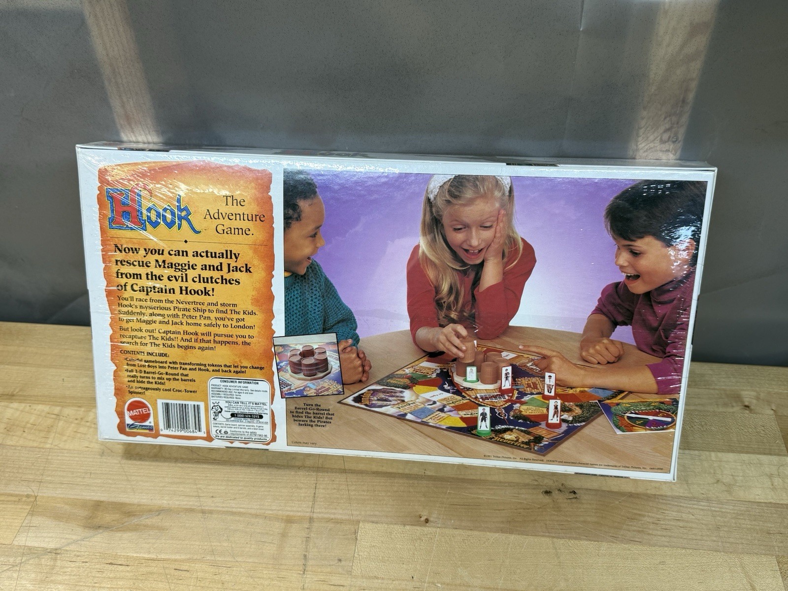 Hook The Adventure Game Vintage Mattel 1991 Peter Pan FACTORY SEALED Lost Boys