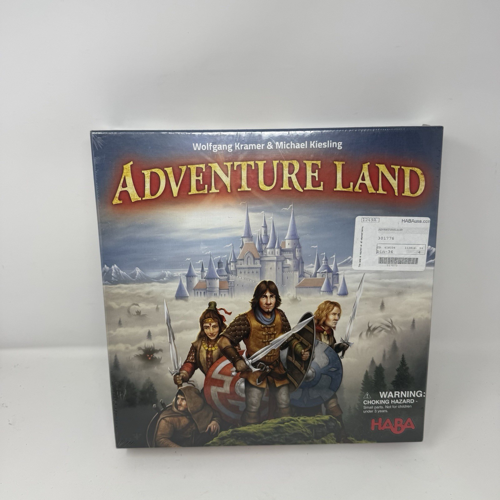 ADVENTURE LAND A Family-Weight Fantasy Adventure Game by Haba Brand New
