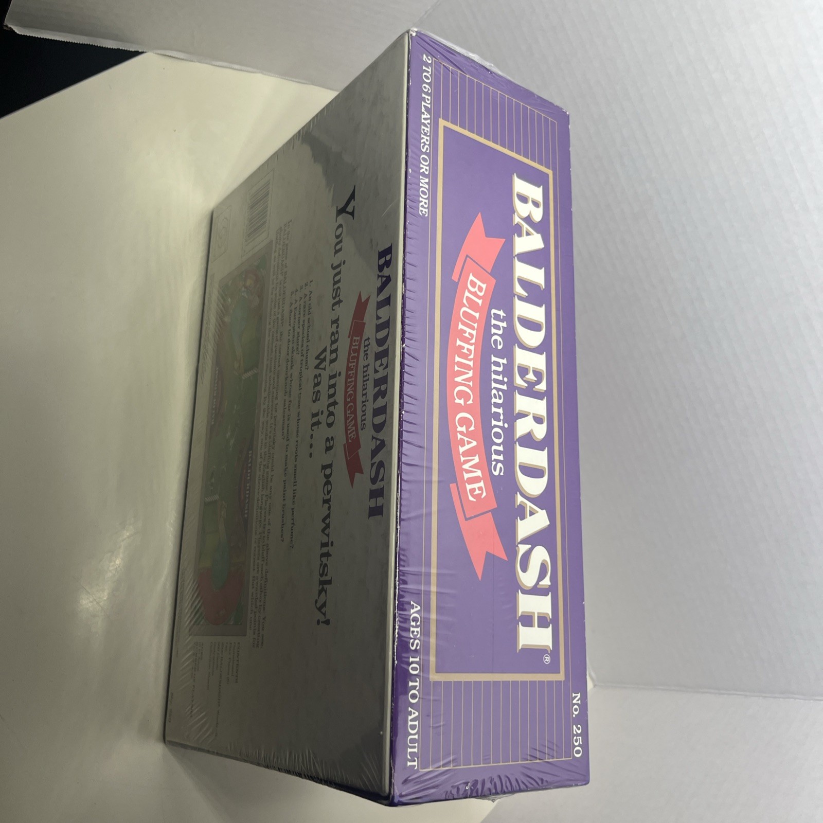 BALDERDASH The Hilarious Bluffing Board Game Vintage 1984 BRAND NEW/SEALED