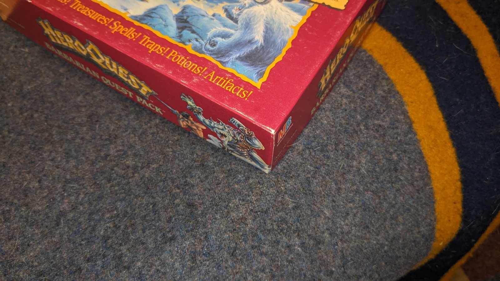 Vintage 1992 Heroquest Barbarian Quest Pack Milton Bradley OOP- Incomplete READ