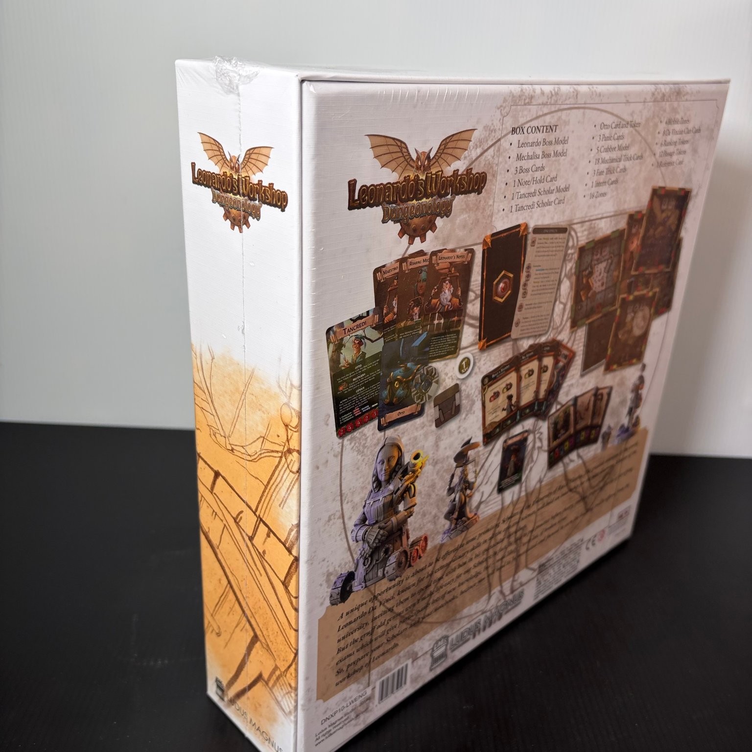 Dungeonology Leonardo’s Workshop Kickstarter Exclusive Ludus Magnus Expansion