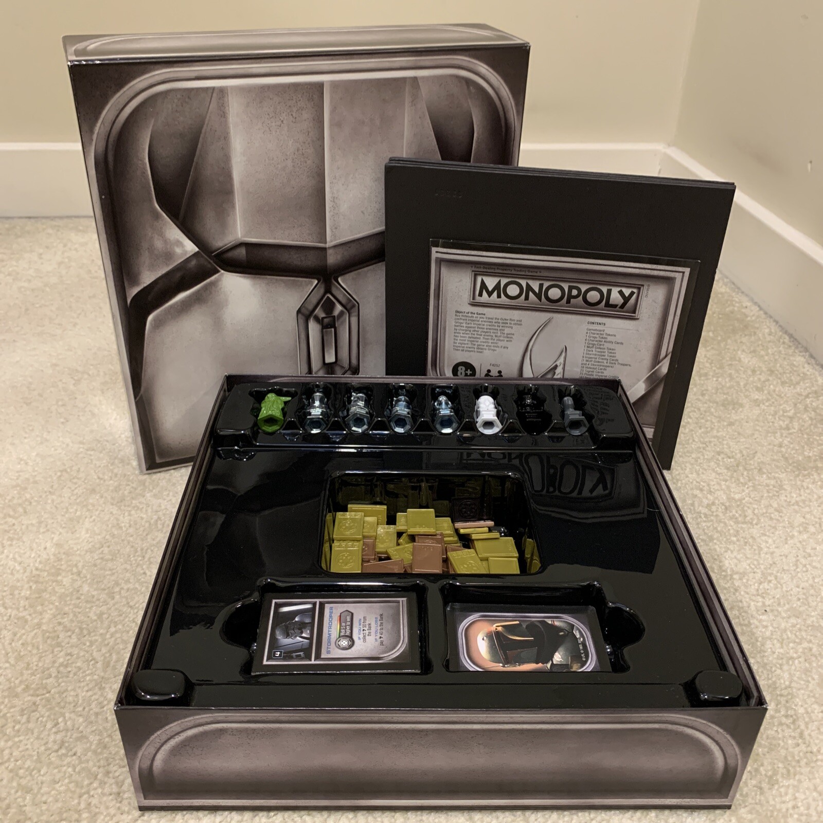 Star Wars The Mandalorian Edition Monopoly Board Game Complete Grogu Hasbro 2021