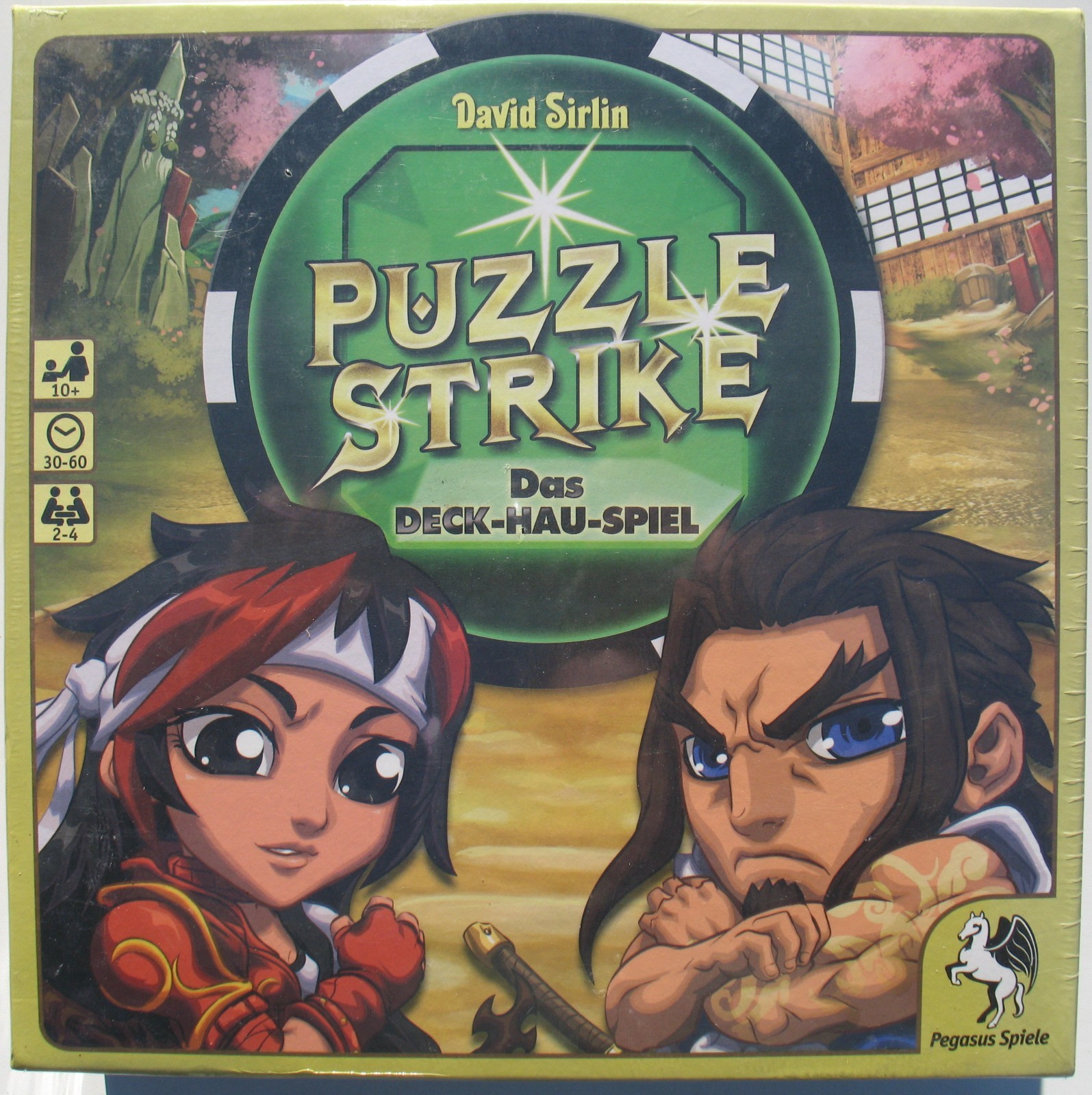 Pegasus Puzzle Strike Deck-Hau Game David Sirlin NEW & Original Packaging Board Game