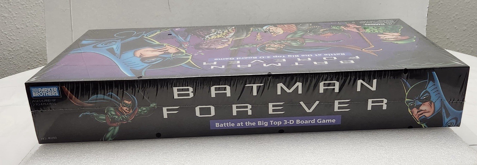This is a factory-sealed 1995 Parker Brothers “Batman Forever New