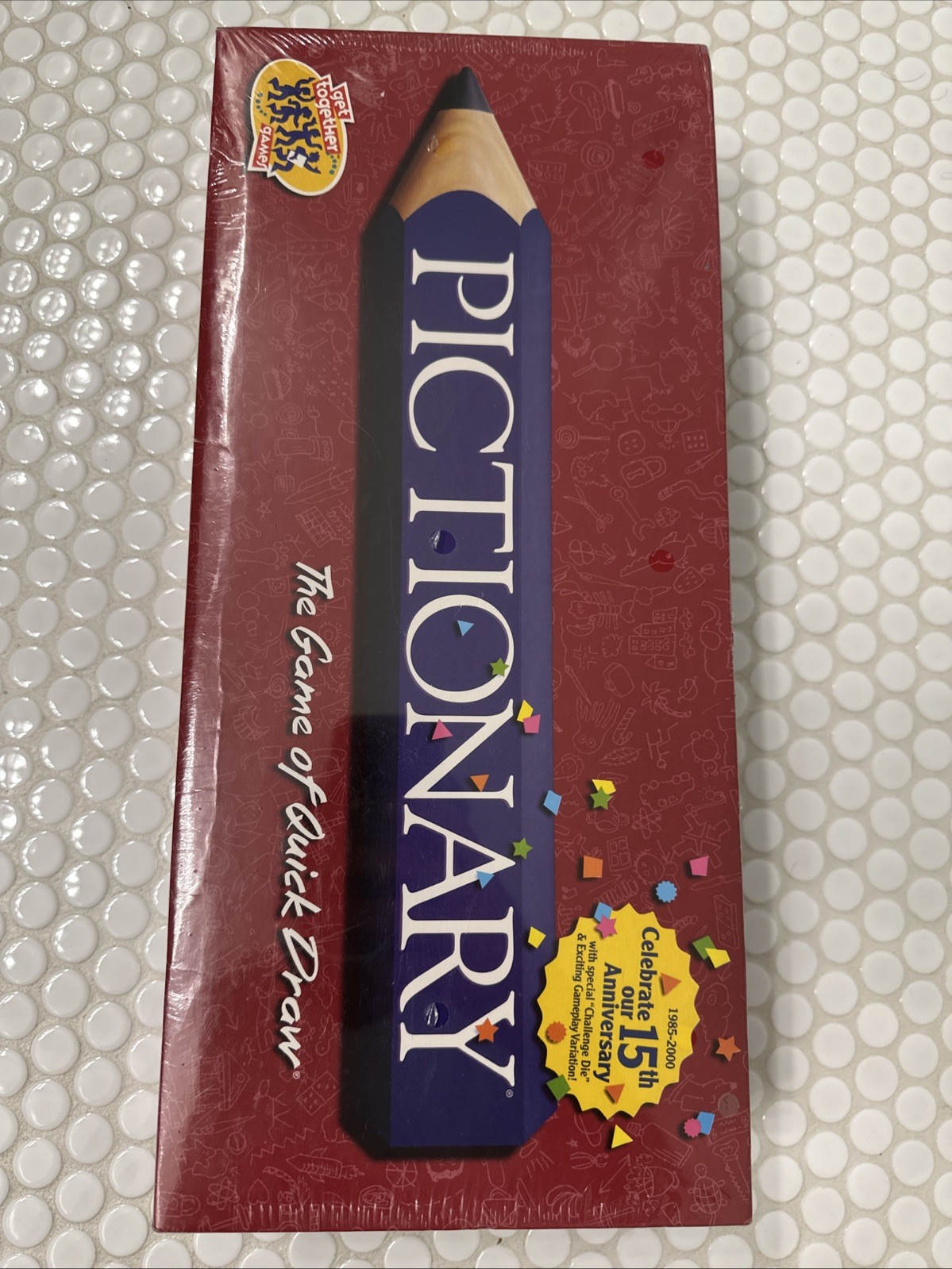 2000 Hasbro Pictionary The Game of Quick Draw 15th Anniversary! 🌟 SEALED! Rare