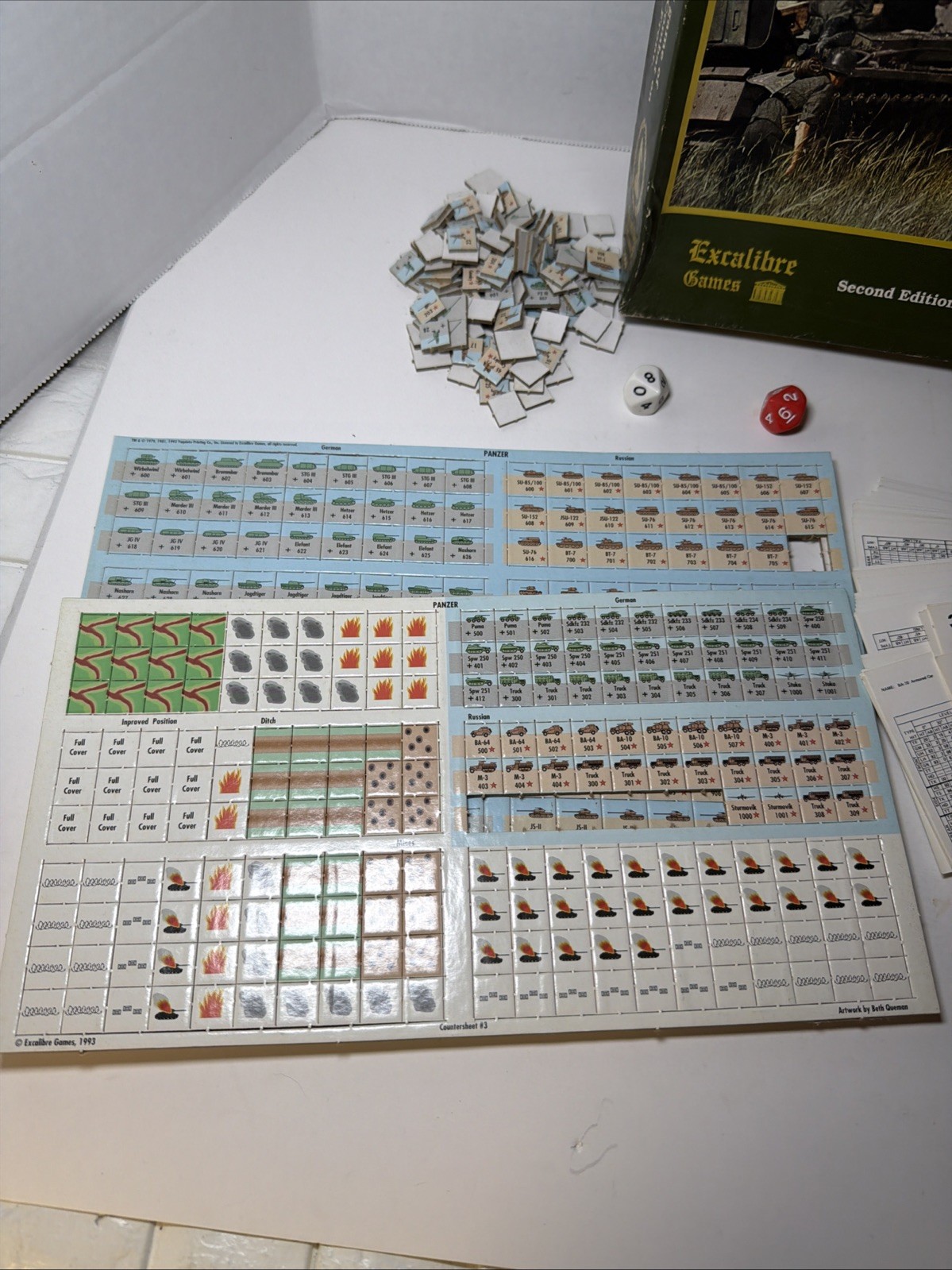 Excalibre Games PANZER 1941-1945 Armored Combat on the Eastern Front VGC See Pic