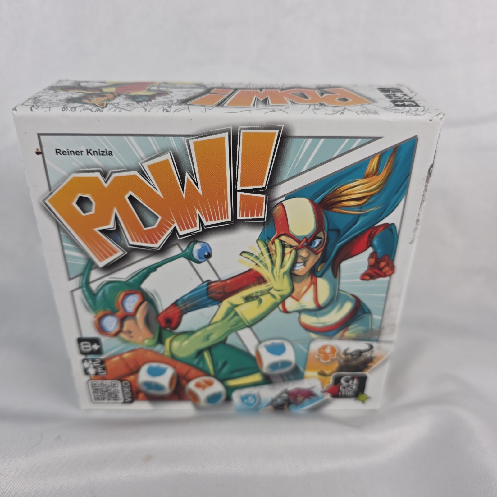 POW! 2016 Gigamic By Reiner Knizia, 2-5 Player Dice Chucking Game. *Open Box *