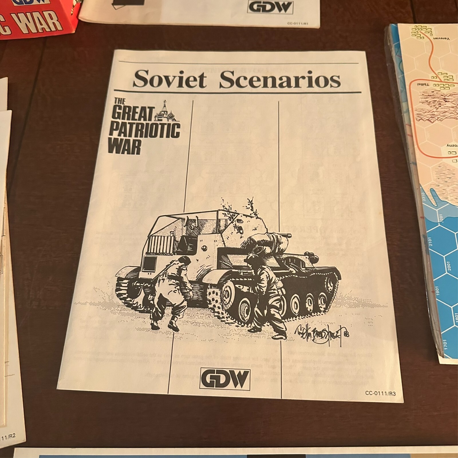 GDW : The Great Patriotic War game – Nazi Germany vs. USSR 1941-45 (UNPUNCHED)