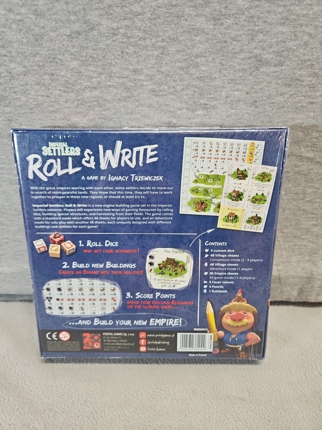 Imperial Settlers: Roll and Write by Ignacy Trzewiczek Portal Games 1-4 Players