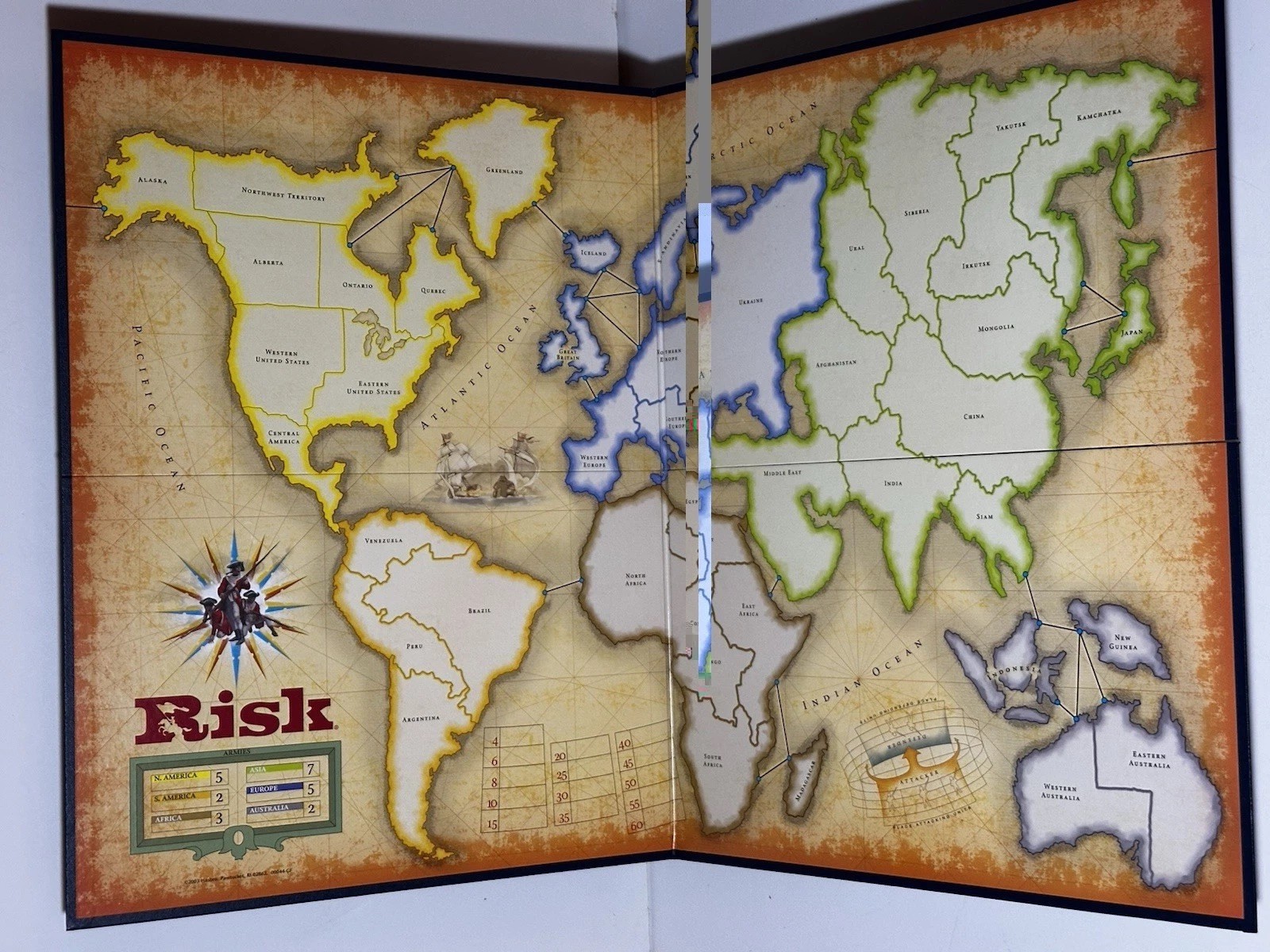 Risk The Game Of Global Domination 2003 Complete W Golden Token Great Condition