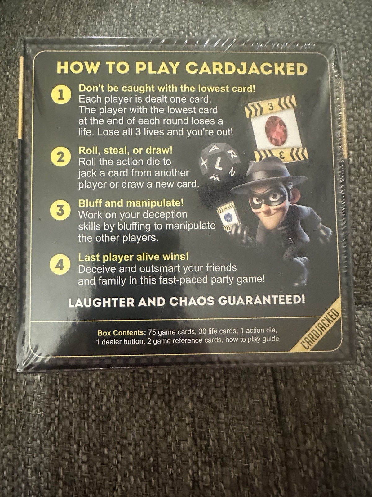 Cardjacked Party Card Game (2024, Game Night Media) – Brand New Factory Sealed