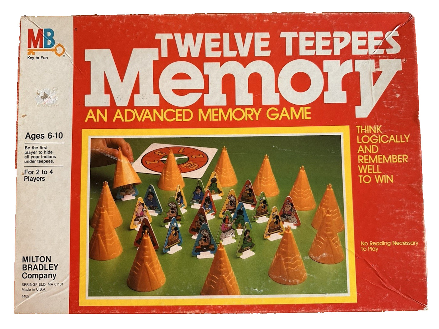 VTG 1984 Twelve Teepees An Advanced Memory Visual Recall Game – Complete