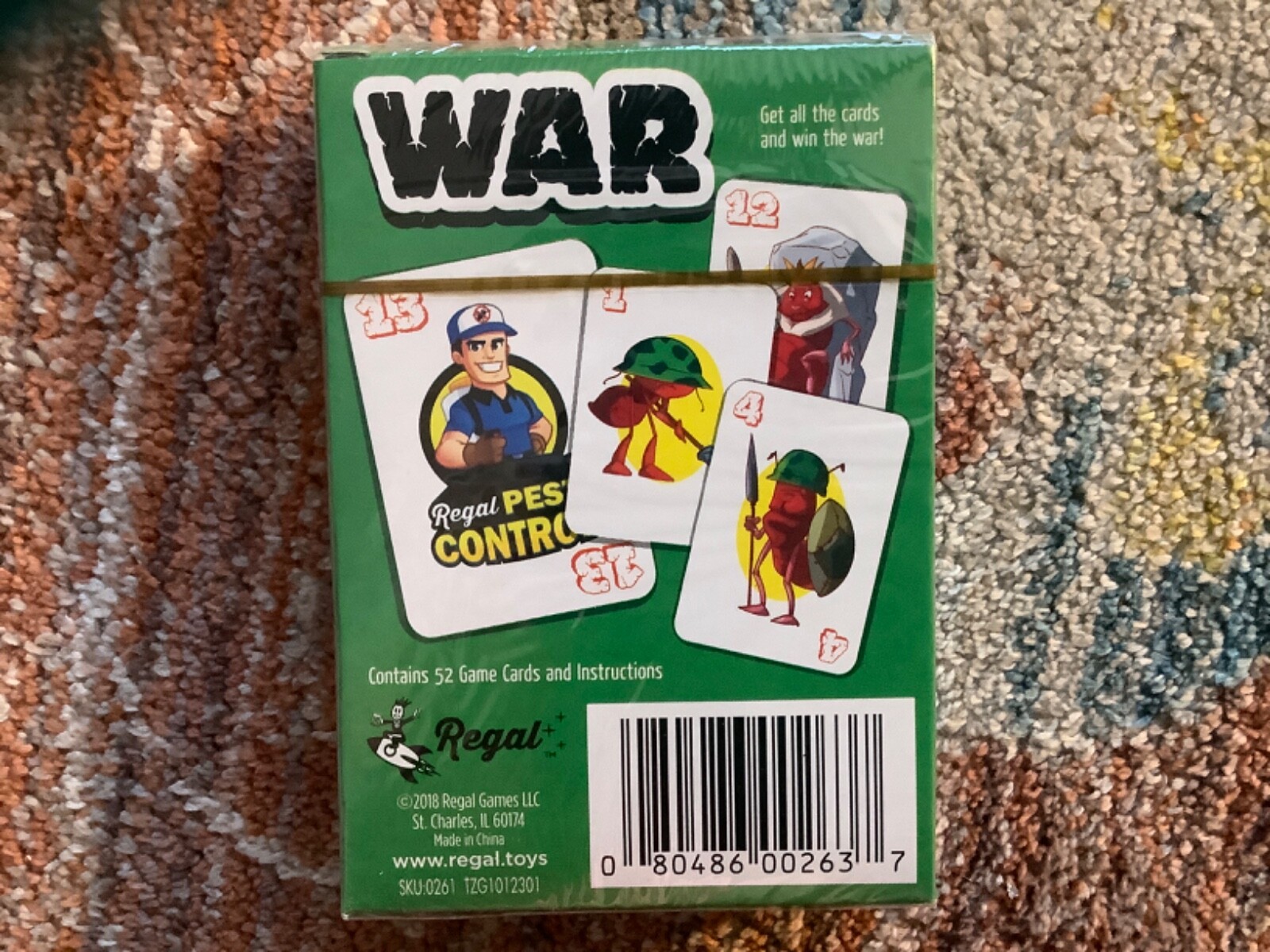 Regal Games card War , brand new , sealed