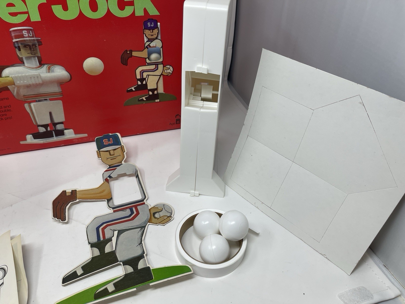Vintage 1975 Schaper Super Jock Baseball Game NOS Open Box Complete Rare