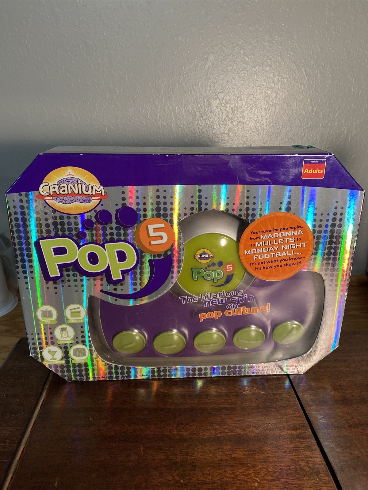 Cranium Pop 5 Adult Pop Culture Trivia Console Board Game Brand New & Sealed
