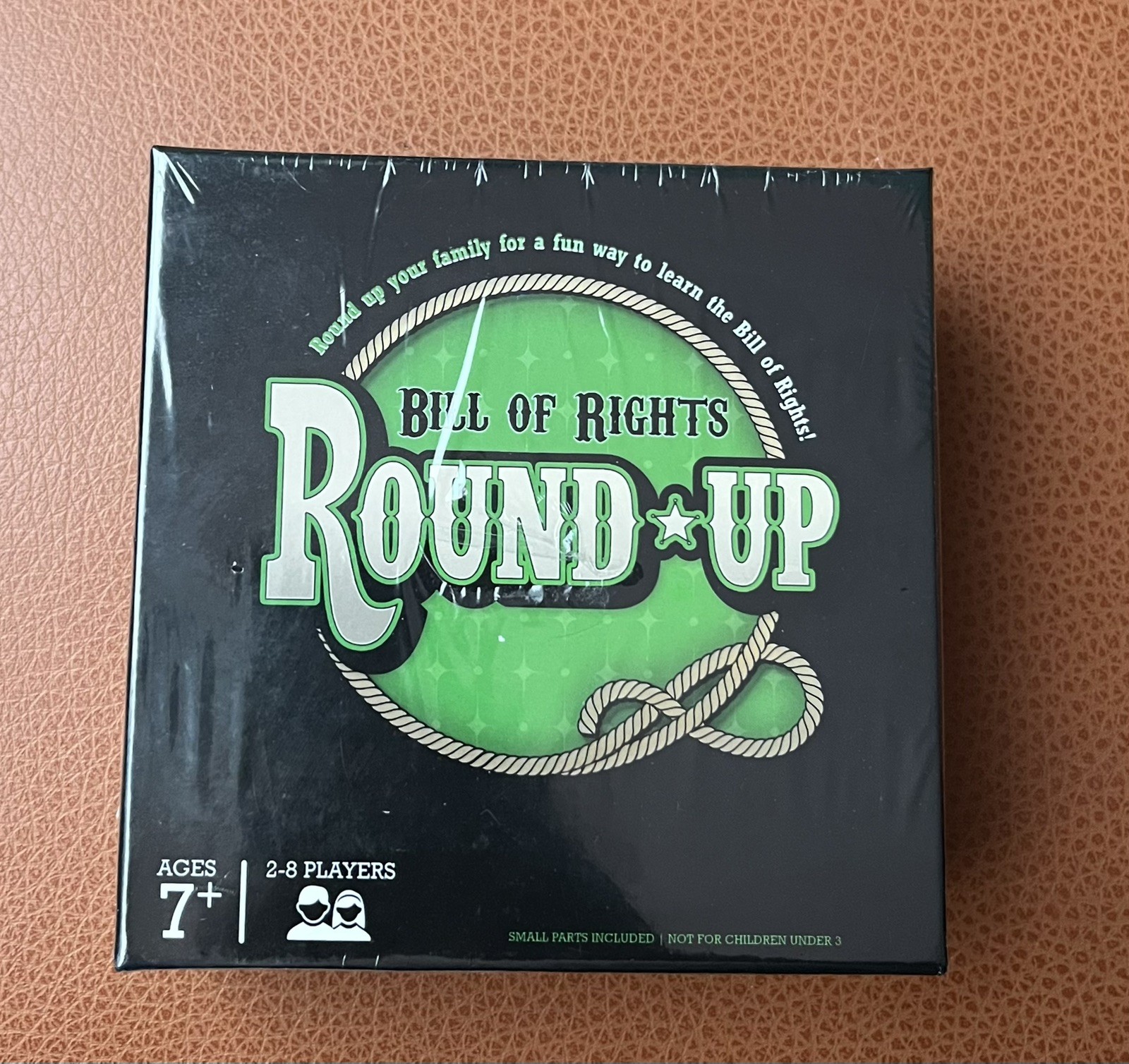 Bill Of Rights Round Up Board Game 2-8 Players Ages 7 & Up Brand New Sealed