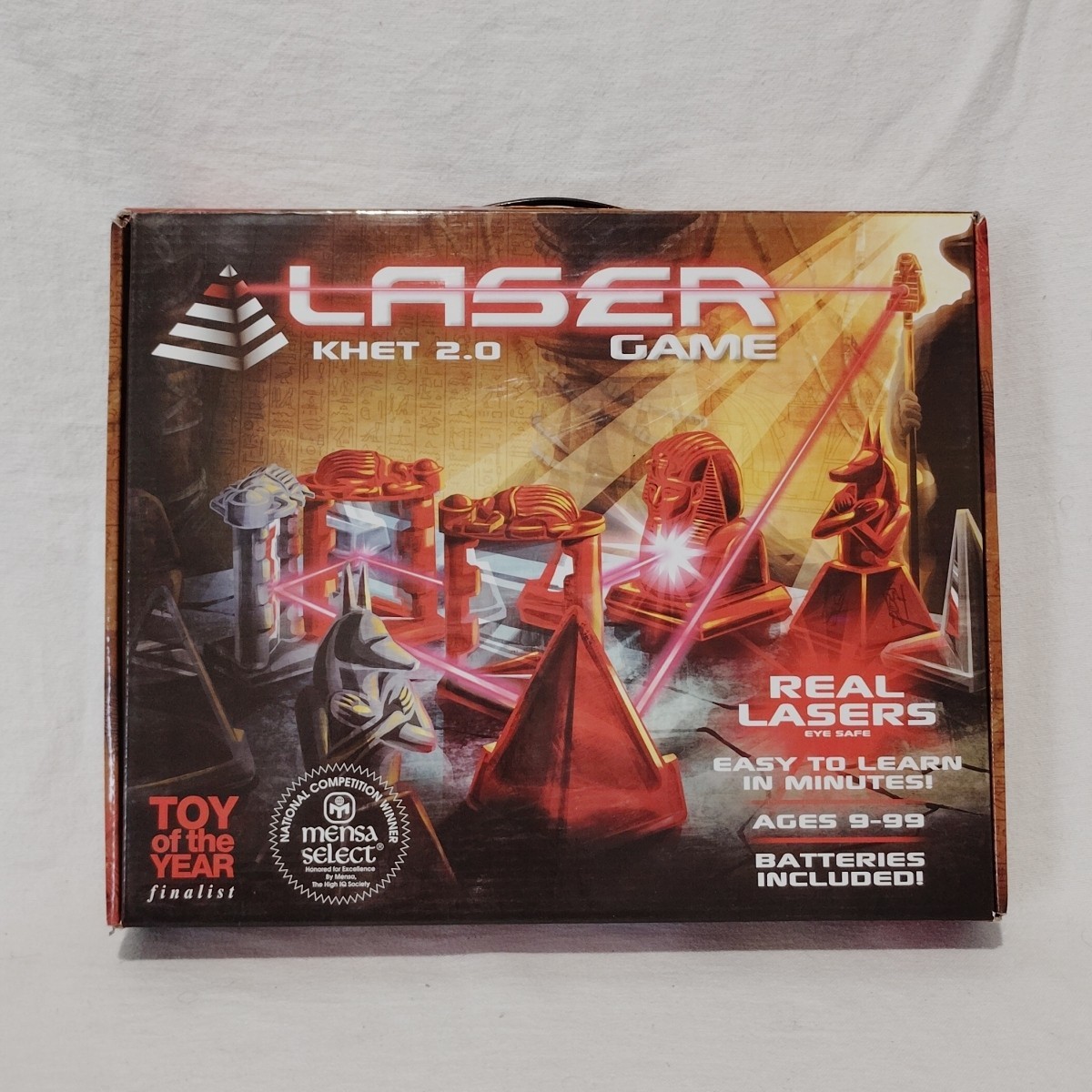 Laser Khet 2.0 Board Game Innovention Toys Strategy 100% Complete Mensa Award