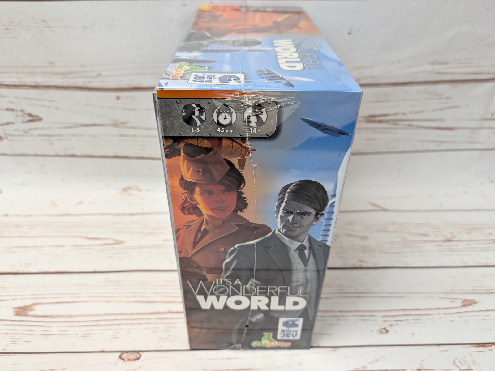 It’s a Wonderful World Board Game Kickstarter Heritage Edition NIS Dystopian