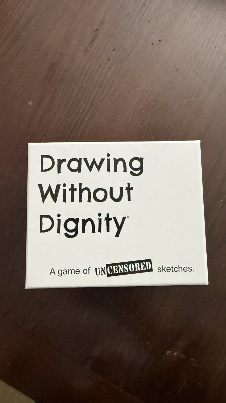 Drawing Without Dignity / A Game of Uncensored Sketches / Adult / New & Sealed