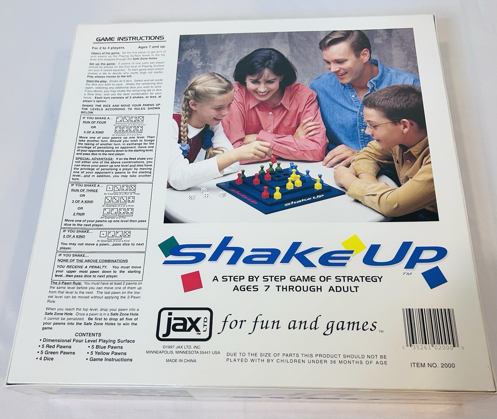 Shake Up Strategy Board Game by Jax Ltd 1997 Complete Sealed In Box