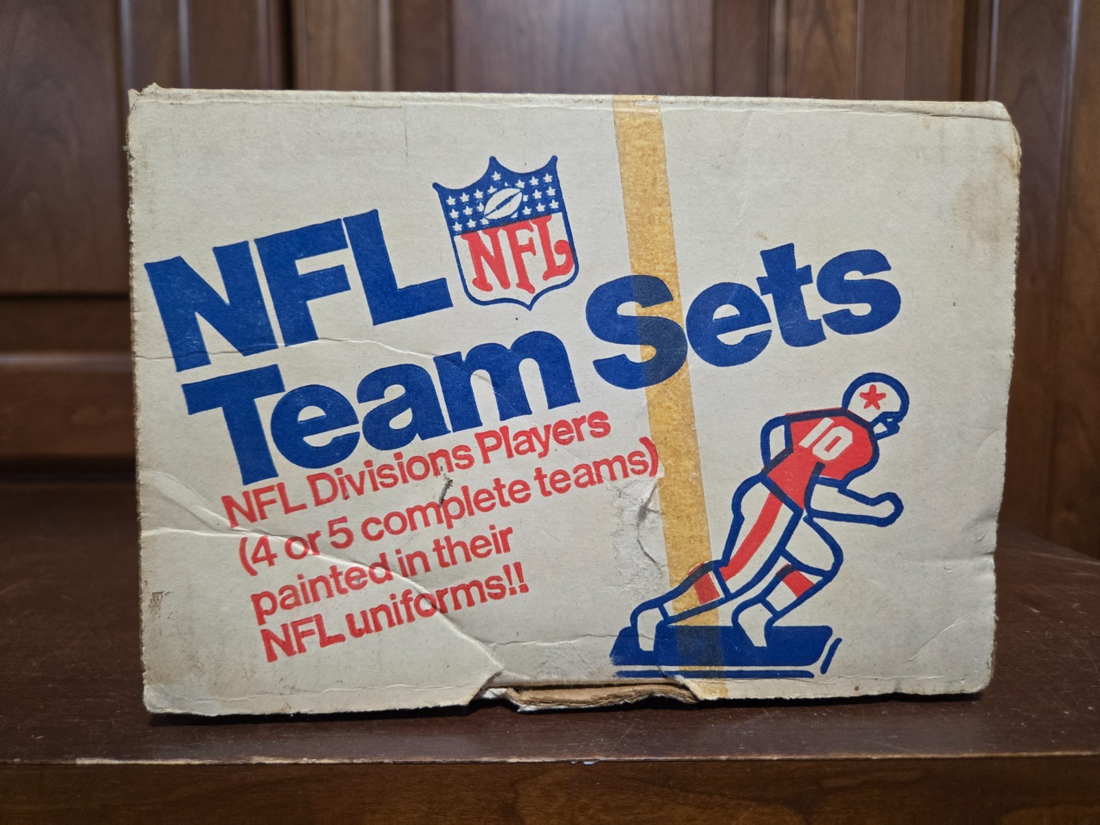 Vintage Tudor Games NFL Team Sets Divisional Box Only – No Figures – Read