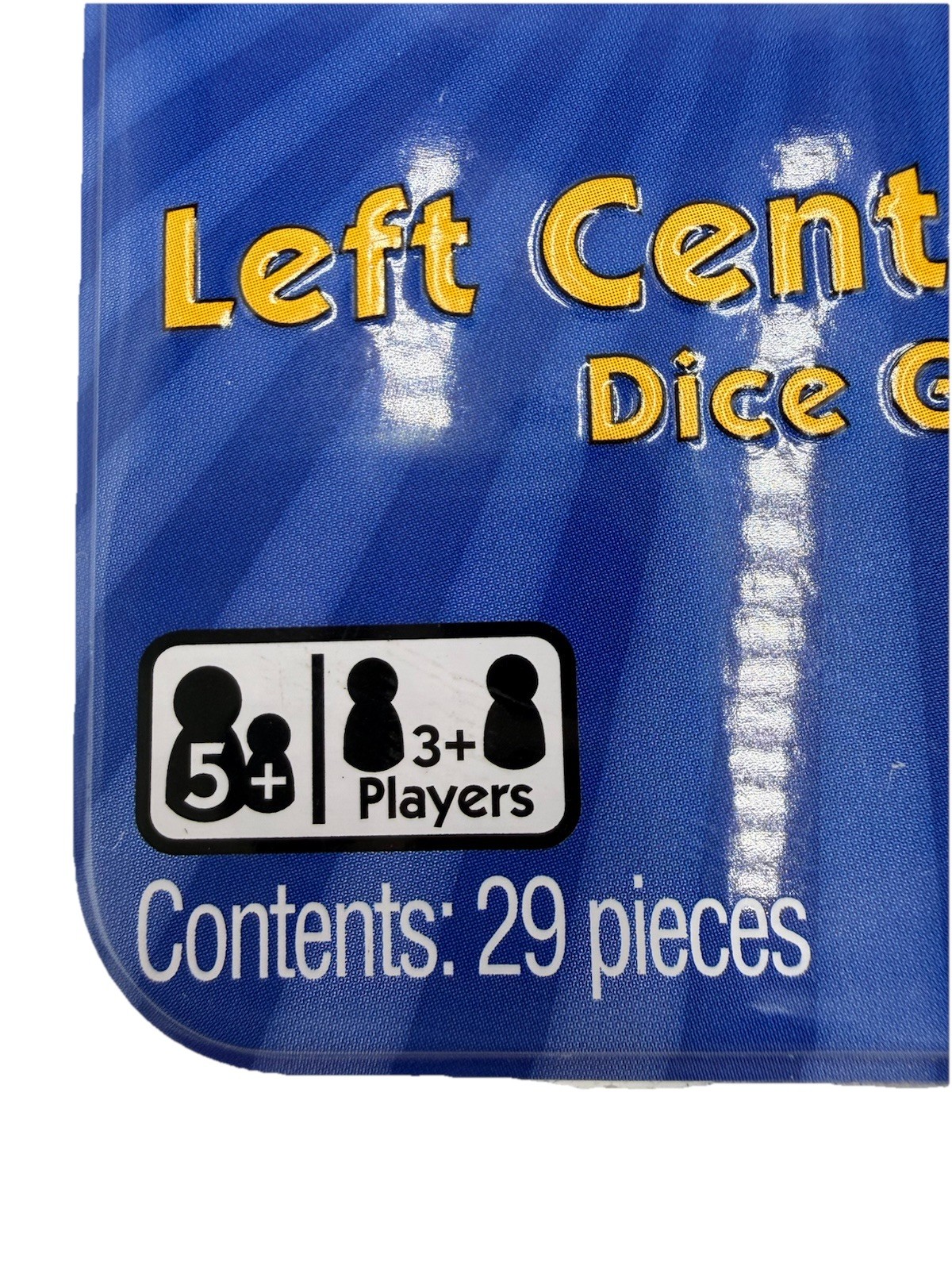 The Original LCR Left Center Right Dice Game Blue Tin George & Company