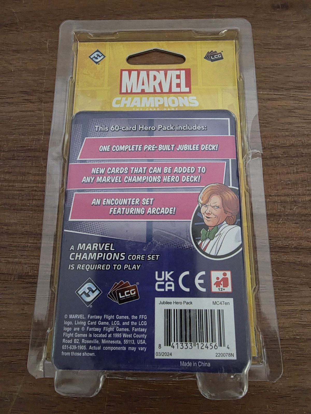 Jubilee Hero Pack Marvel Champions LCG Card Game (Brand New)