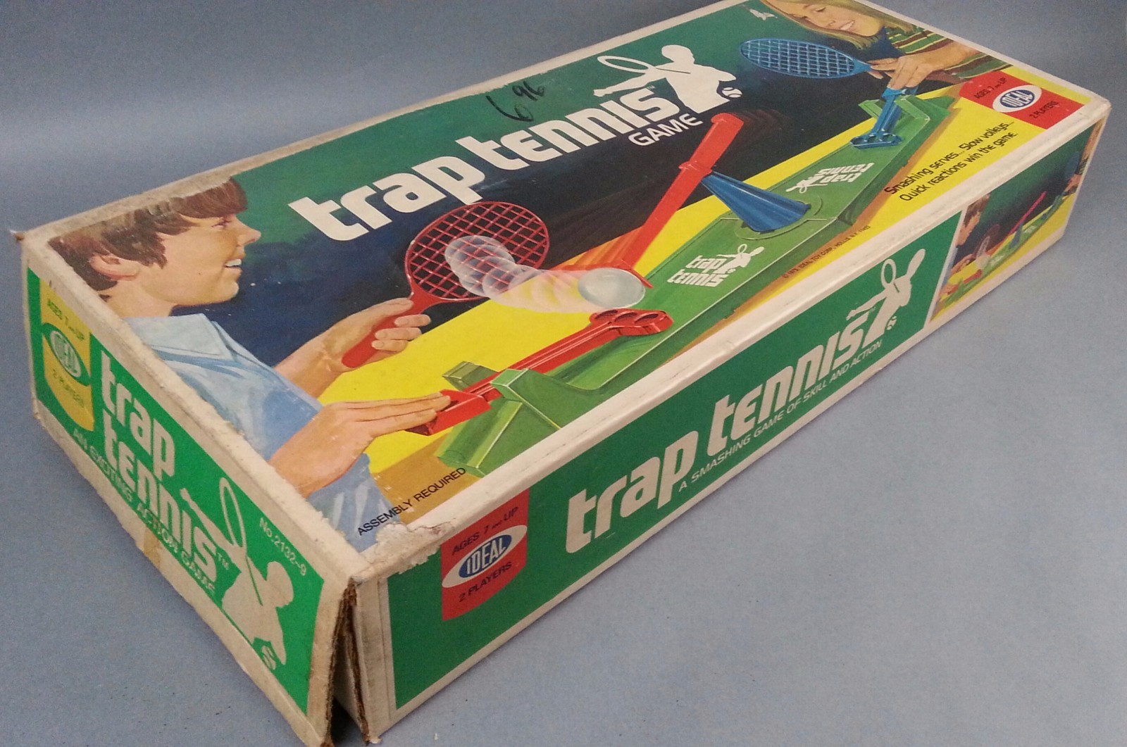 Vintage 1975 Trap Tennis Ideal Smashing Game Of Skill And Action