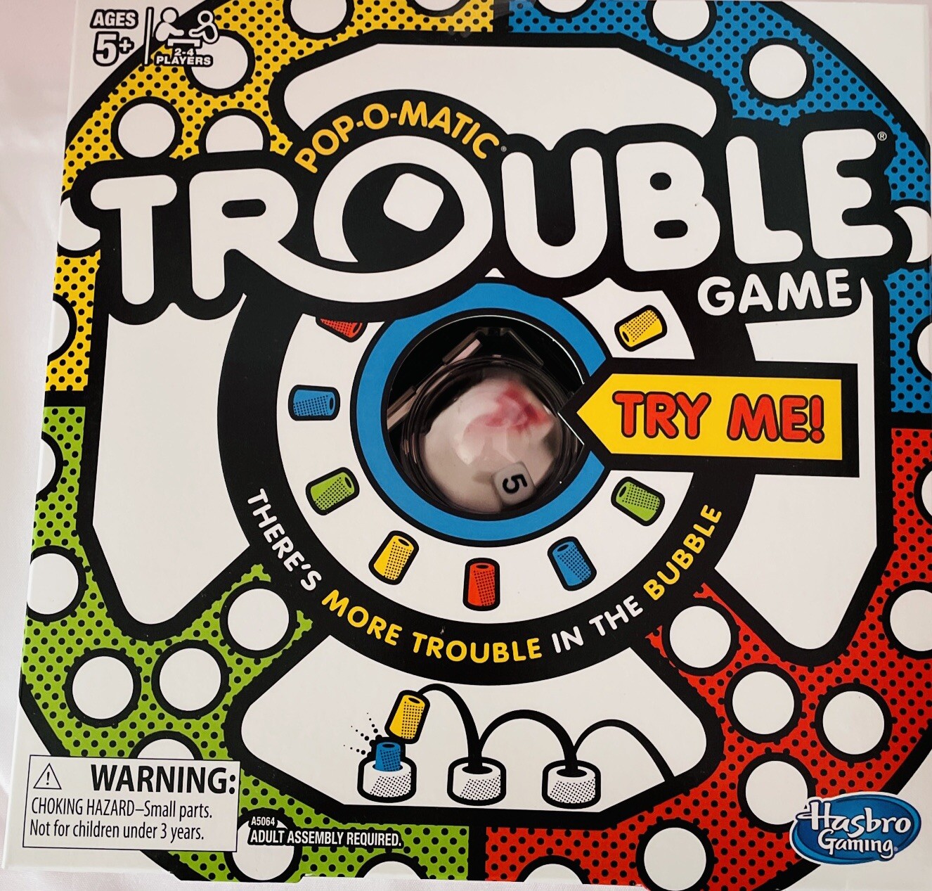 Trouble Board Game for Kids Ages 5 and Up 2-4 Players Hasbro Brand New