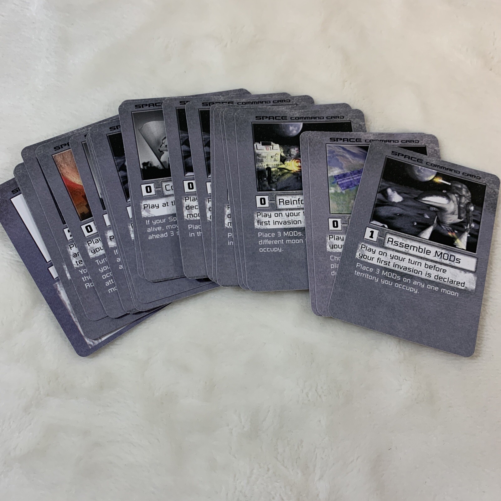 Avalon Hill Hasbro 2007 Risk 2210 AD Replacement Parts 21 Space Command Cards
