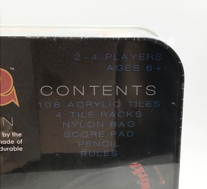 MindWare Qwirkle Collector’s Edition Board Game Tin New Sealed 2-4 Players