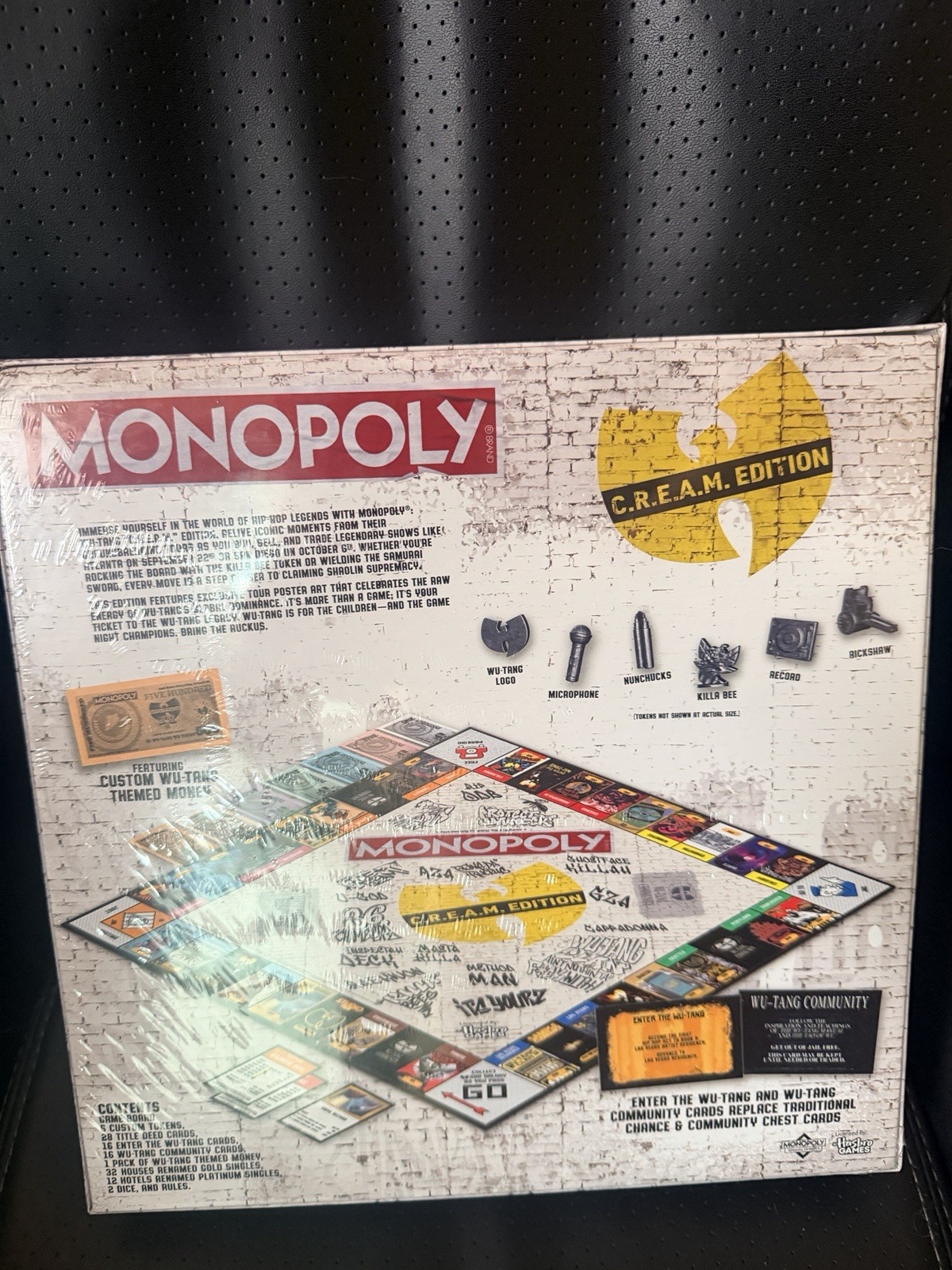 WU-TANG CLAN CREAM LIMITED EDITION MONOPOLY BOARD GAME NEW In Hand Shipping Now