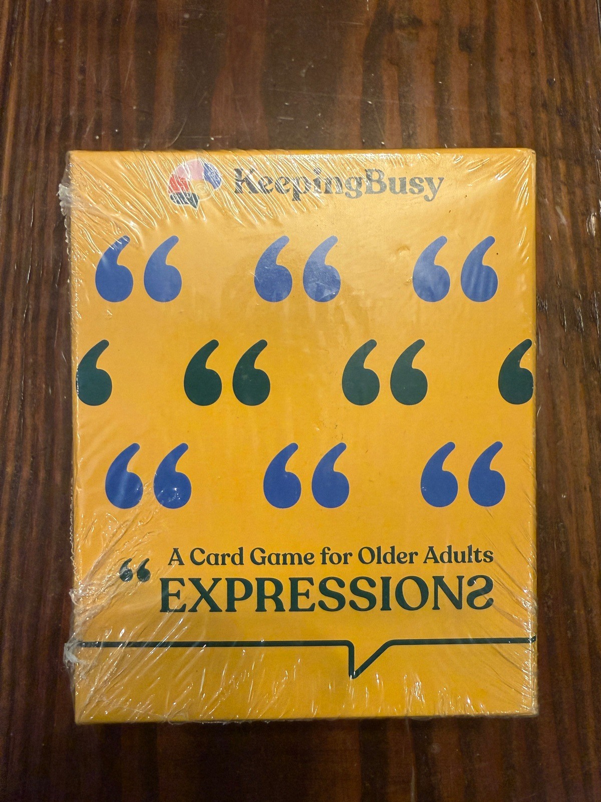 NEW Keeping Busy EXPRESSIONS Card Game for Seniors SEALED