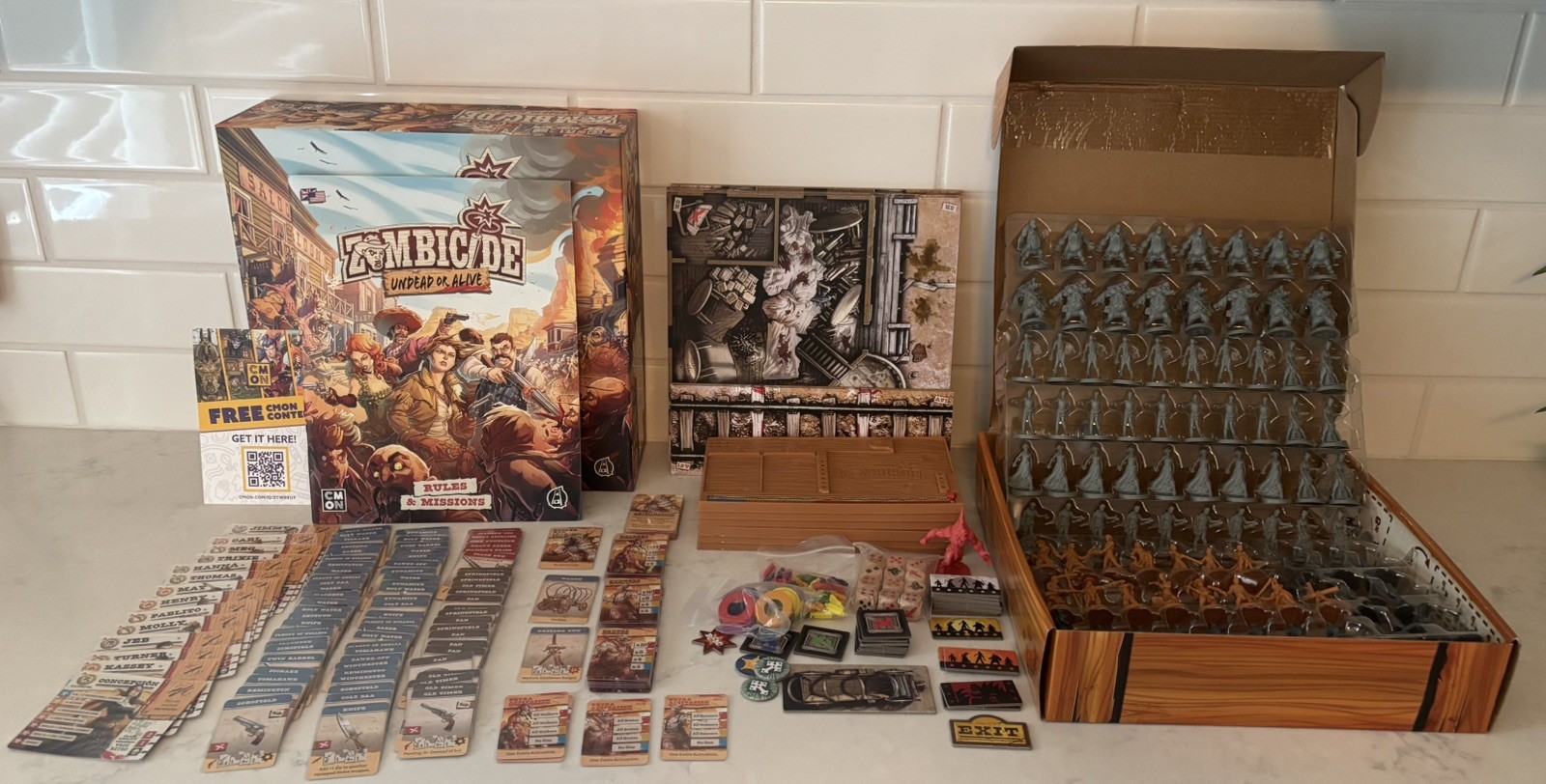 Zombicide: Undead or Alive All-In Kickstarter CMON New board game