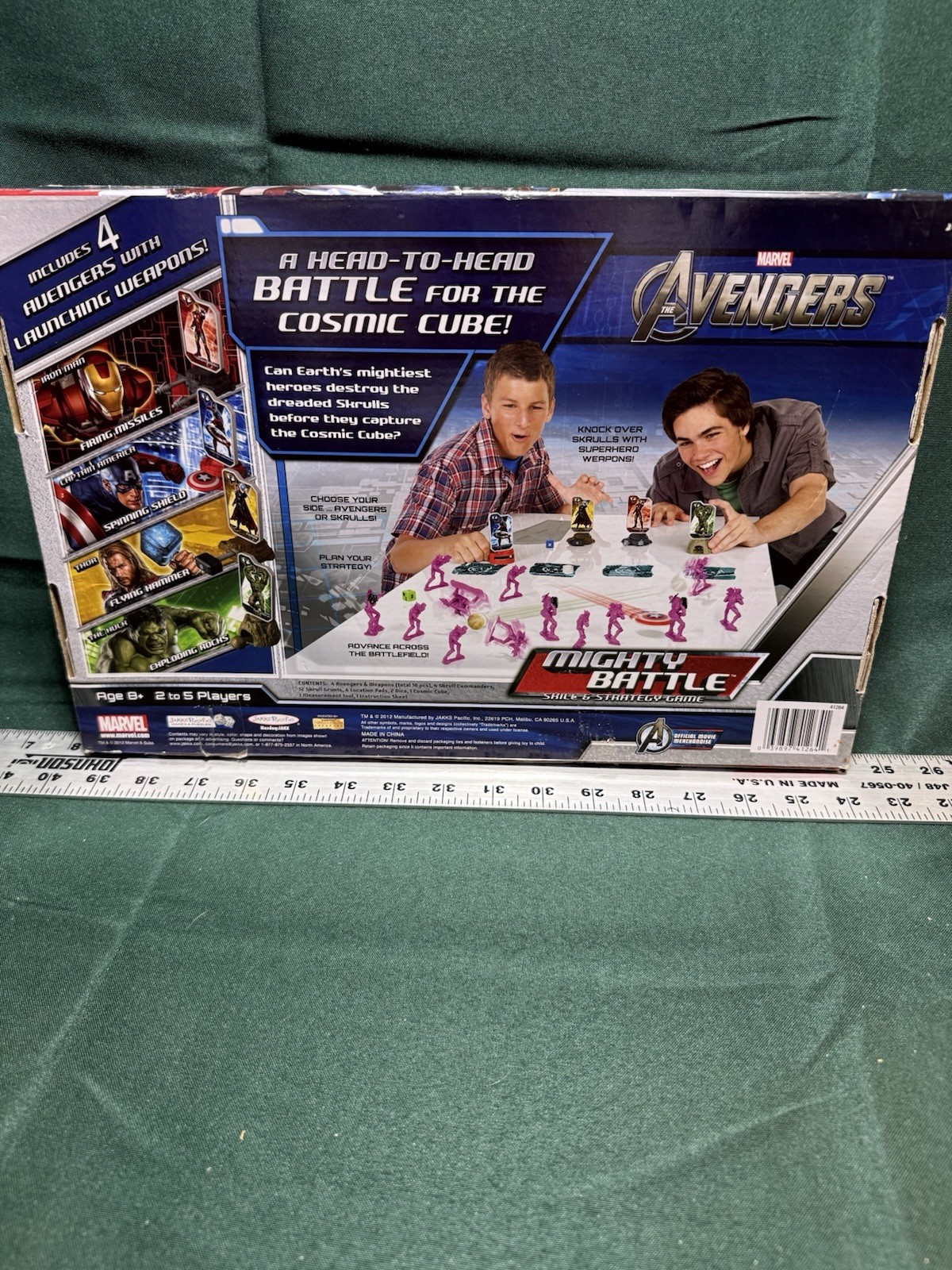 MARVEL AVENGERS MIGHTY BATTLE SKILL & STRATEGY GAME 2012 Complete