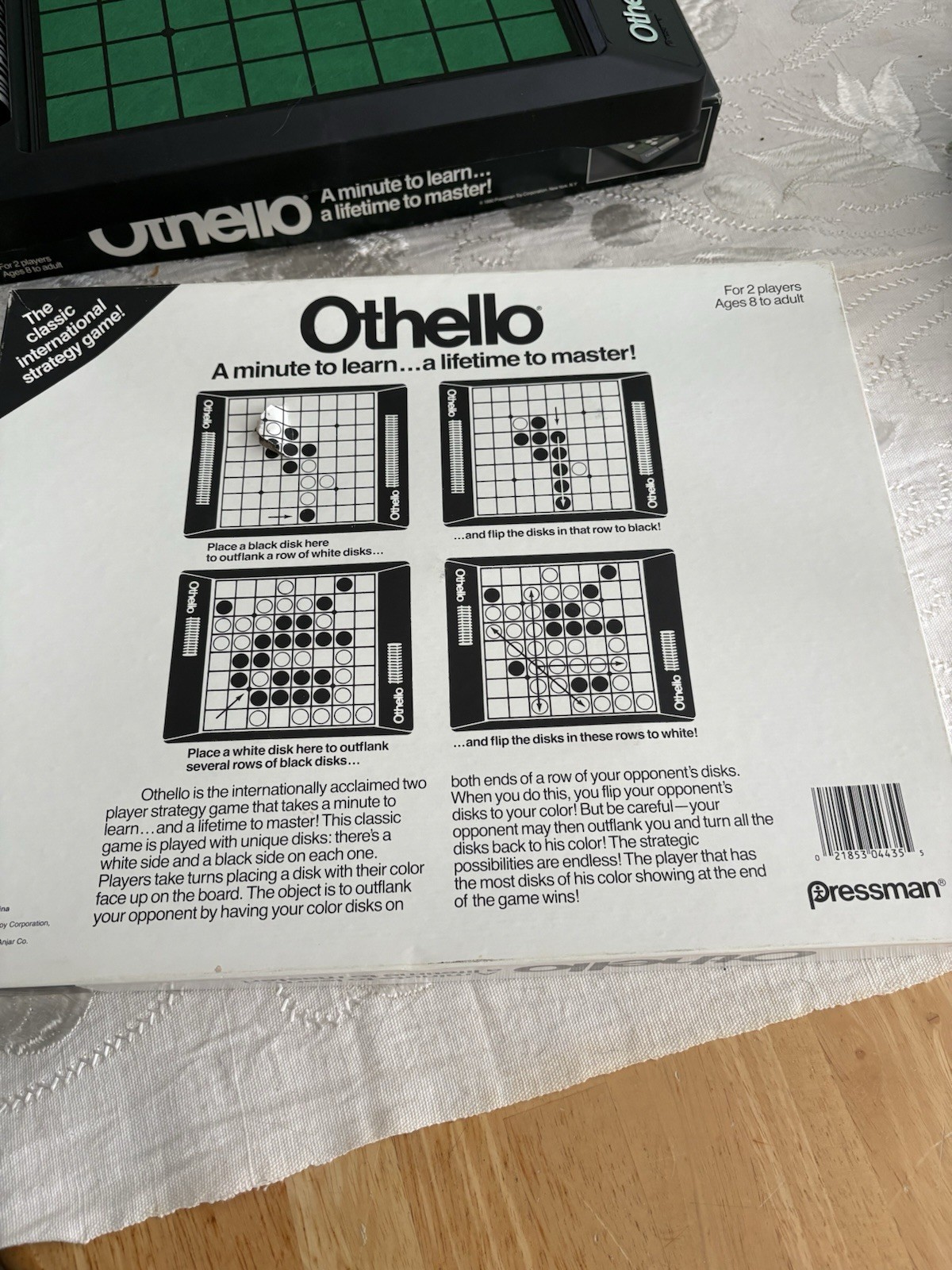Othello Board Game – A Minute to Learn…a Lifetime to Master! by Pressman Games