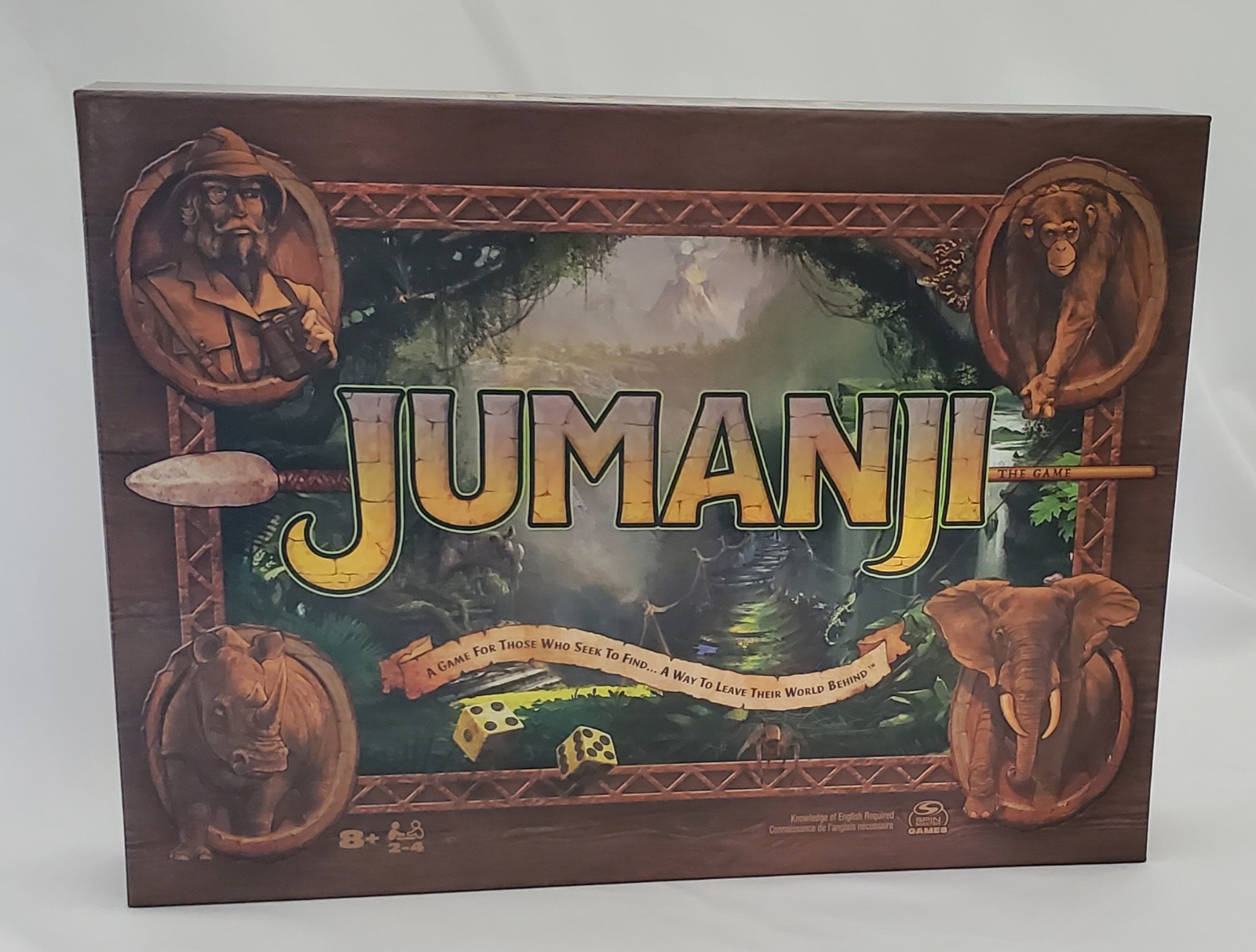 Jumanji Board Game 2021 Spin Master Excellent Condition Never Played