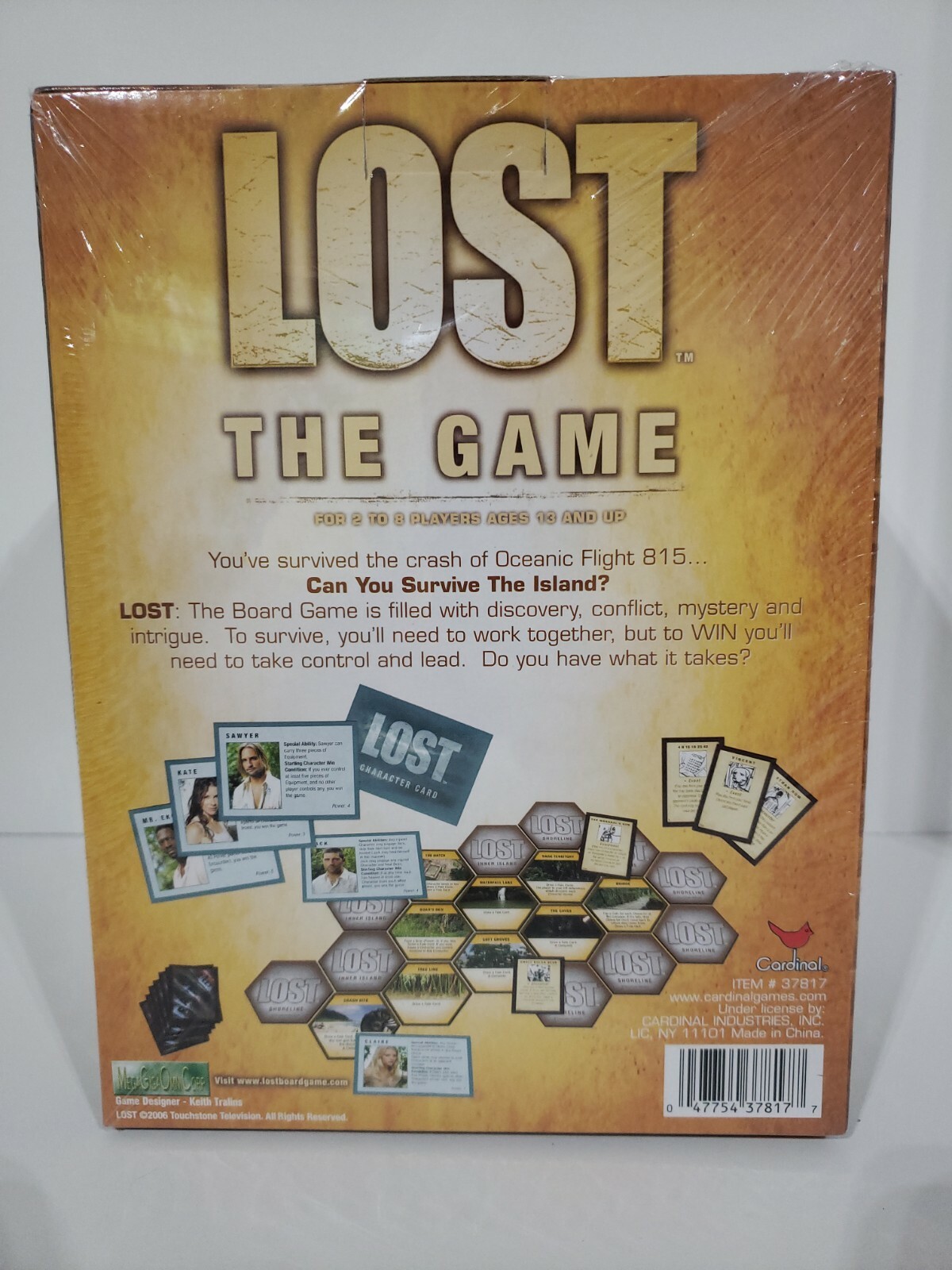 2006 Lost TV Series The Game Board Game New Sealed 2-8 players Age 13+ Cardinal