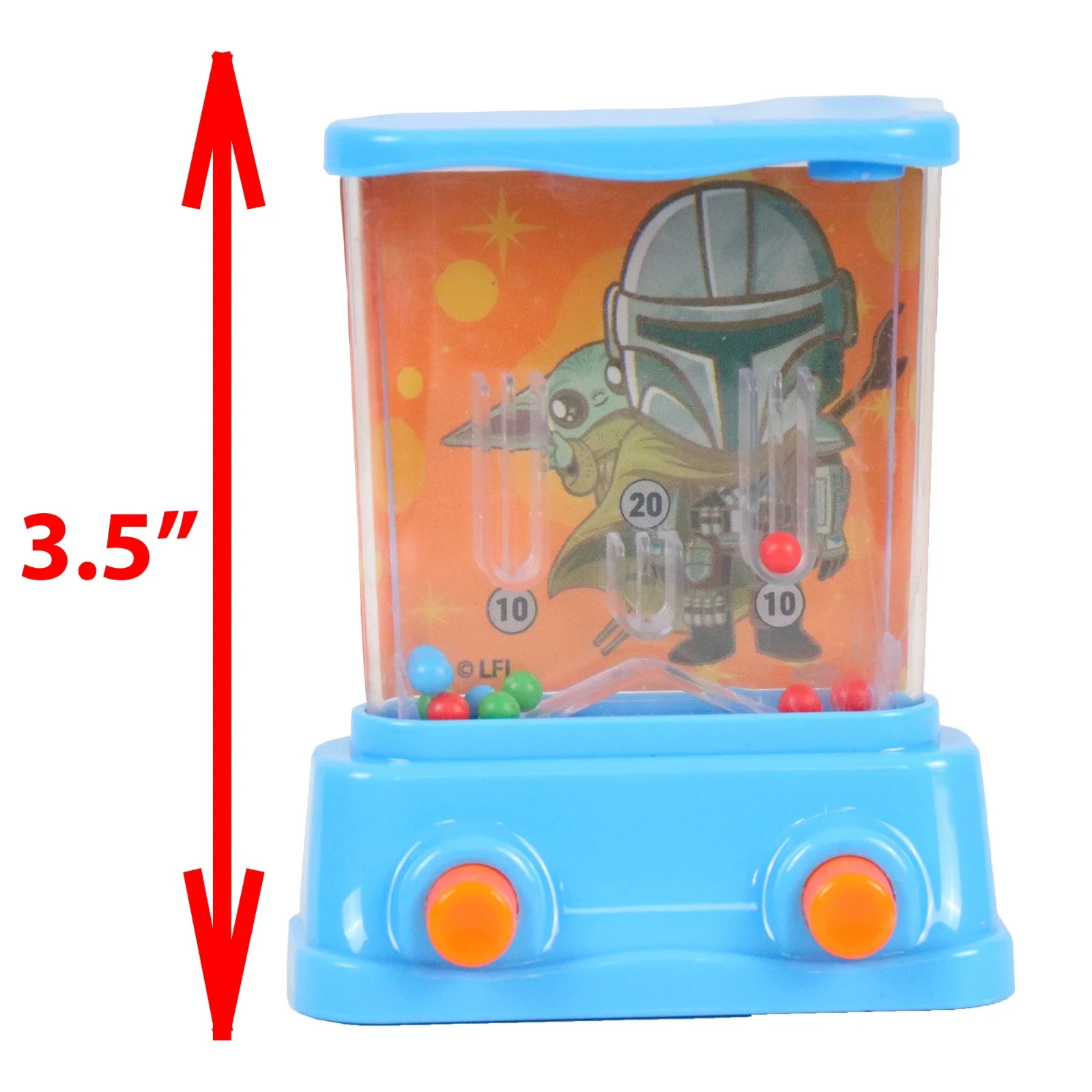 Star Wars Mandalorian Micro Pinball & Water Game 2 Pack Retro Fidget Toy Grogu
