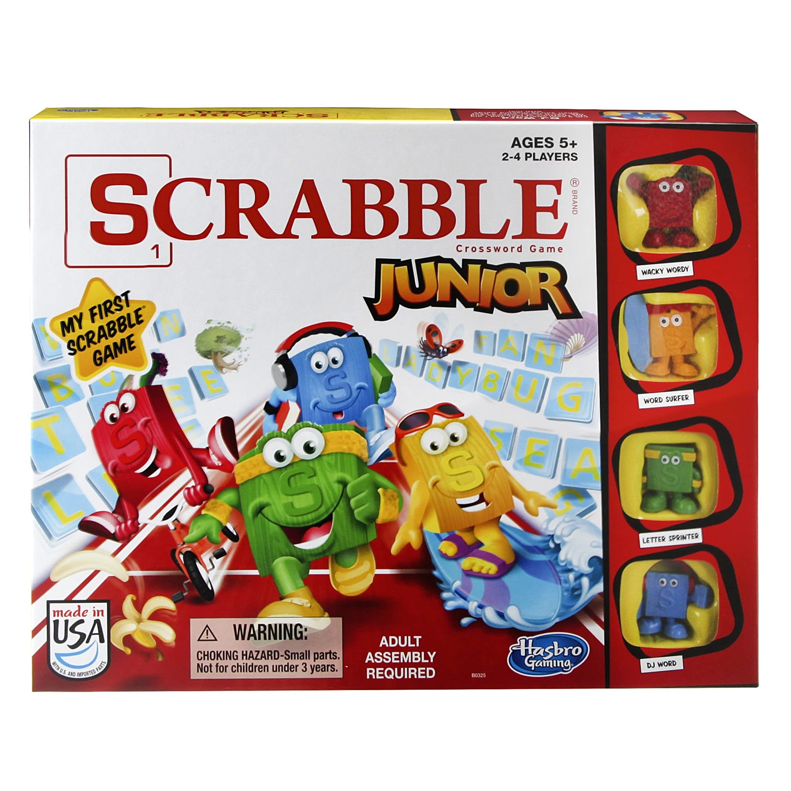 Hasbro Gaming Scrabble Junior Board Game | 2-4 Players | Original version