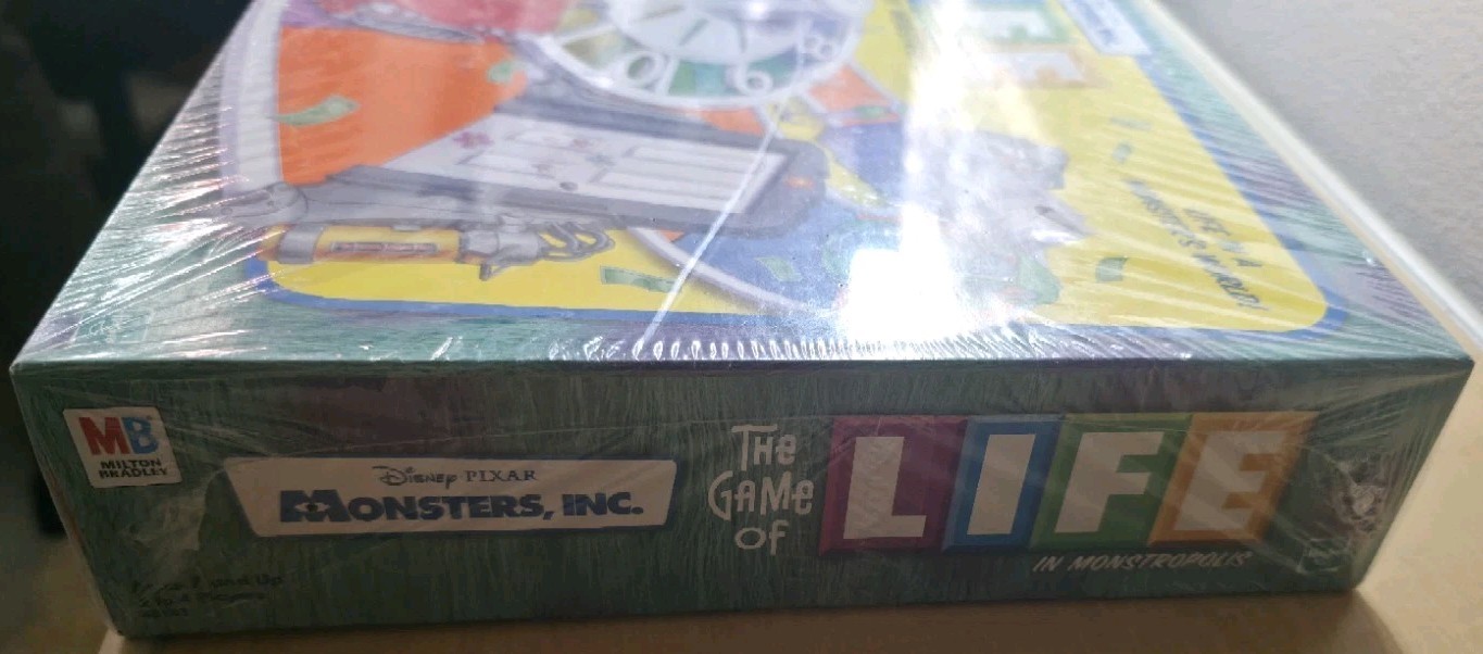 Disney Pixar Monsters, Inc. Edition The Board Game Of LIFE In Monstropolis New