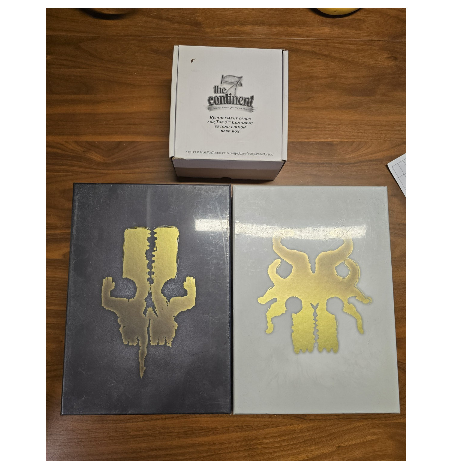 UNOPENED Serious Poulp The 7th Continent Base + What Goes Up Expansion